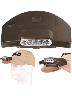 LAMPE DE CASQUETTE 5 LED FOSCO OLIVE