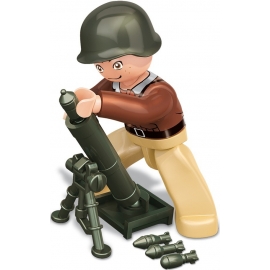 SOLDAT AMERICAIN + MORTIER SLUBAN ARMY M38-B0581E