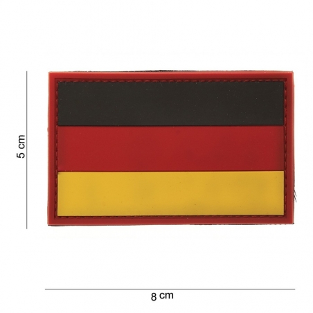 PATCH PVC 3D VELCRO 101 INC DRAPEAU ALLEMAGNE