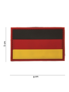 PATCH PVC 3D VELCRO 101 INC DRAPEAU ALLEMAGNE