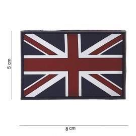 PATCH PVC 3D VELCRO 101 INC DRAPEAU ROYAUME UNI