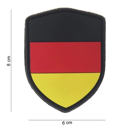 PATCH PVC 3D VELCRO 101 INC ALLEMAGNE SHIELD