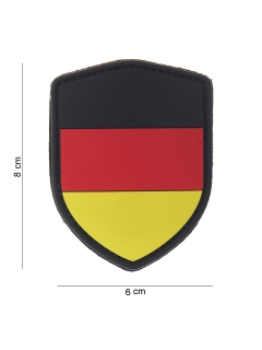 PATCH PVC 3D VELCRO 101 INC ALLEMAGNE SHIELD