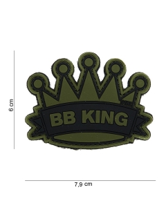 PATCH PVC 3D VELCRO 101 INC BB KING VERT