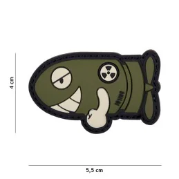 PATCH PVC 3D VELCRO 101 INC FUNNY TORPEDO VERT