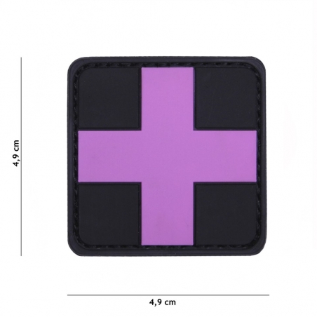 PATCH PVC 3D VELCRO 101 INC CROIX ROSE