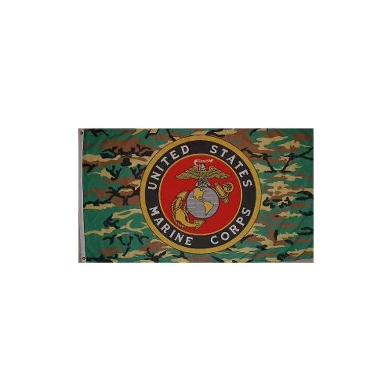 DRAPEAU FOSCO US MARINE CORPS CAMO (1x1,5m)