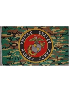 DRAPEAU FOSCO US MARINE CORPS CAMO (1x1,5m)