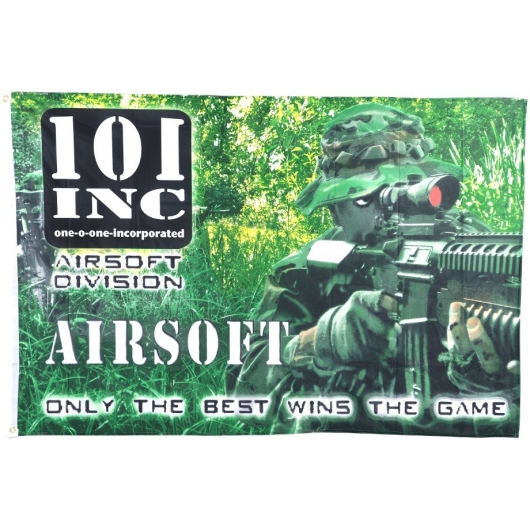 BANNIÈRE 101 INC AIRSOFT (105x155cm)