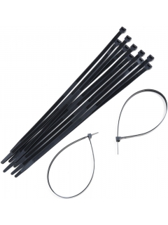 KIT DE MENOTTES EN PLASTIQUE 101 INC NOIR (12pcs)