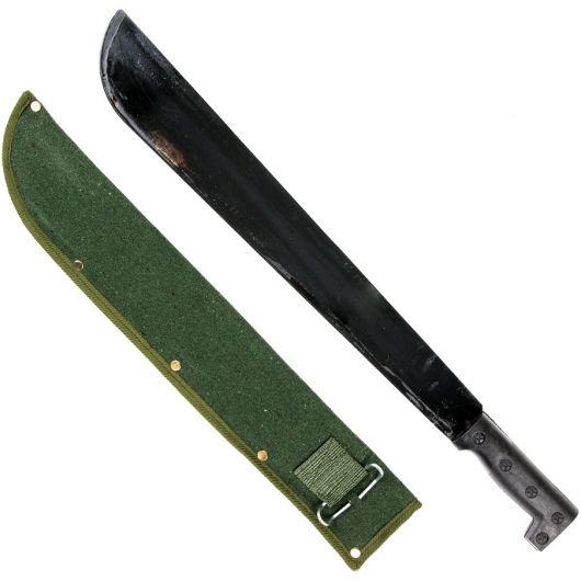 MACHETTE FOSCO NOIRE 57cm + ÉTUI VERT