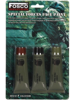 KIT MAQUILLAGE CAMOUFLAGE COMMANDO (3 tubes)