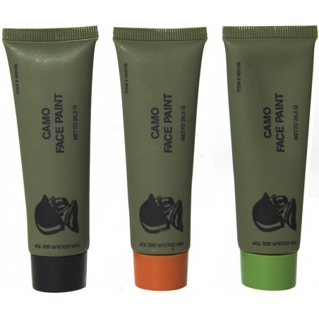 KIT MAQUILLAGE CAMOUFLAGE COMMANDO (3 tubes)