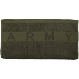 SERVIETTE DE TOILETTE US ARMY VERTE (100x50cm)