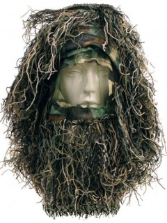 CAMOUFLAGE DE TÊTE GHILLIE WOODLAND