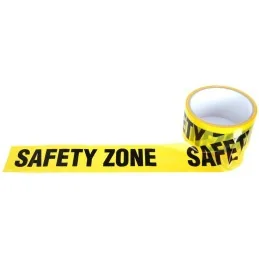 RUBAN "SAFETY ZONE" JAUNE