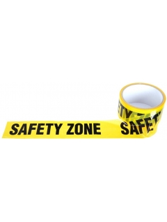 RUBAN "SAFETY ZONE" JAUNE